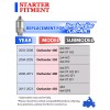 Motorsupermarkets Starter Motor for Can-Am Bombardier Outlander 400 2003-2008 with