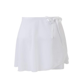 Tancefair Girls Ballet Wrap Skirt Chiffon Dance Wrap Skirt Adjustable Ribbon Tie Ballet Skirt Leotard Dance Skirts for Girls Women