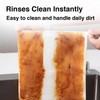 Bamboo Fiber Dish Cloths for Kitchen, Reusable Dish Towels,Double Layered,