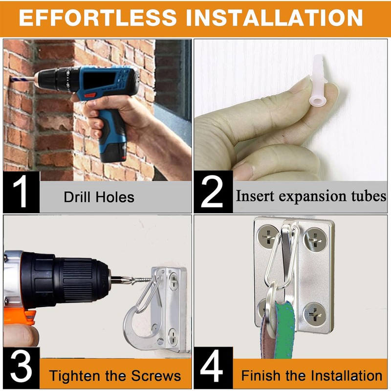 Wall Hooks for Dog Leash, Dog Tie Out Cable Holder