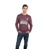 Augusta Sportswear mens Tri-blend Crew Long Sleeve, Maroon Heather, Medium