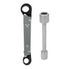 Plumbing Tools, 2 PCS Angle Stop Wrench Kit, Angle-on Wrench