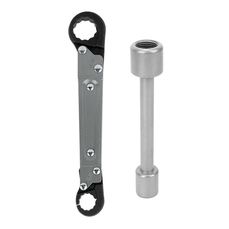 Plumbing Tools, 2 PCS Angle Stop Wrench Kit, Angle-on Wrench