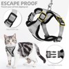 PUPTECK Cat Harness and Lead Set Escape Proof Reflective Cat