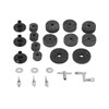 23Pcs Cymbal Felts Sets Stent Tube Clutch Wing Nuts Washer