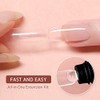 GAOY- Kit de uñas de gel polivinílico con luz ultravioleta,