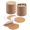 100 PCS self Adhesive Cork for Coasters Bulk,4 inches Coaster