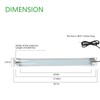 Xapolu 27in LED Machine Work Tube Light with 360° Adjustable