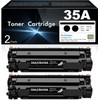 35A CB435A Toner- Compatible 2 Pack 35A Toner Cartridge Replacement