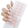 Estampas de Uñas de Esmalte y Gel, Rosa, Blanco y