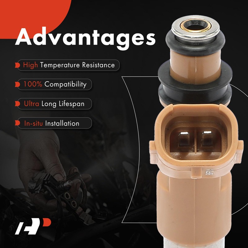 A-Premium Fuel Injectors Set of 4 Compatible with Subaru Outback