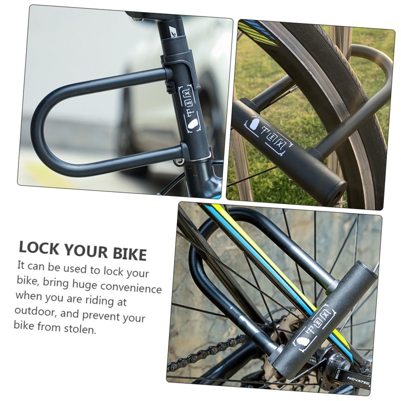 CORHAD Anti-Theft Bike Lock u Shackle Key Heavy Duty Sturdy