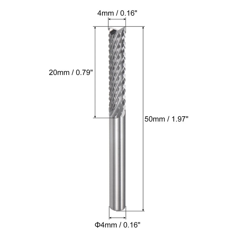 QUARKZMAN 4 mm Cutter 1/6 Inch (4 mm) with Straight