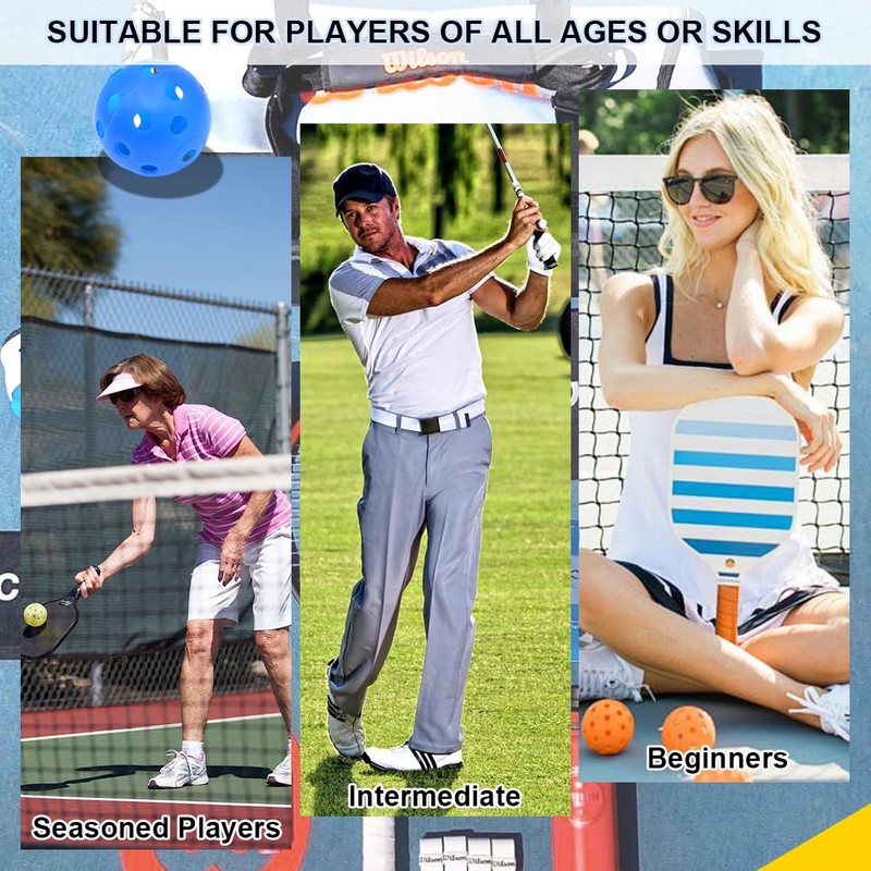 LICQIC 12 Pcs Golf Practice Balls, Air Flow Hollow Practice