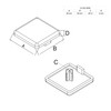 Cover Cap End Cap for Aluminium Profile 30 x 30
