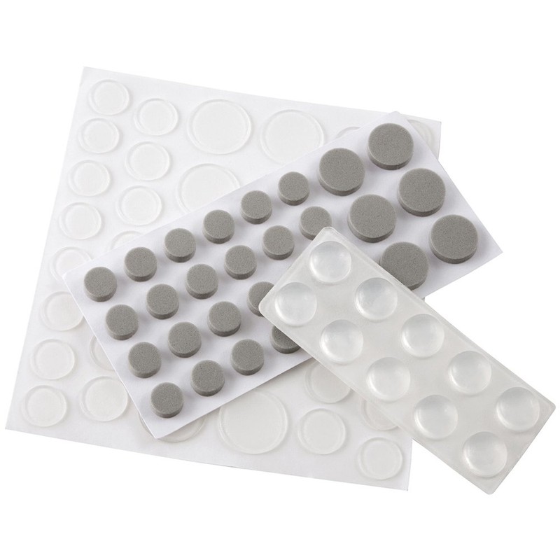 SoftTouch 4924995N Craft Value Pack-236 PCs, Dots-Cork Pads-Felt Strips-Bumpers, Brown