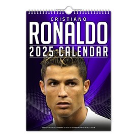 The Calendar King // Cristiano Ronaldo - 2025 Wall Calendar (Full Colour, A4 Size)