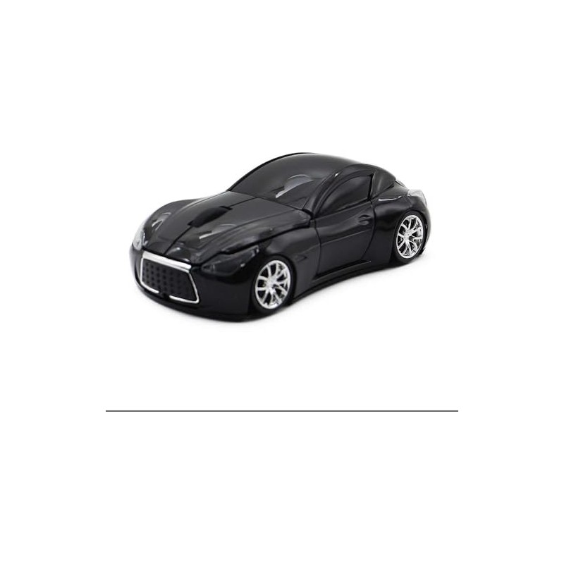 Certified Race Car Wireless Mouse Sports Car Shaped 2.4GHz LED
