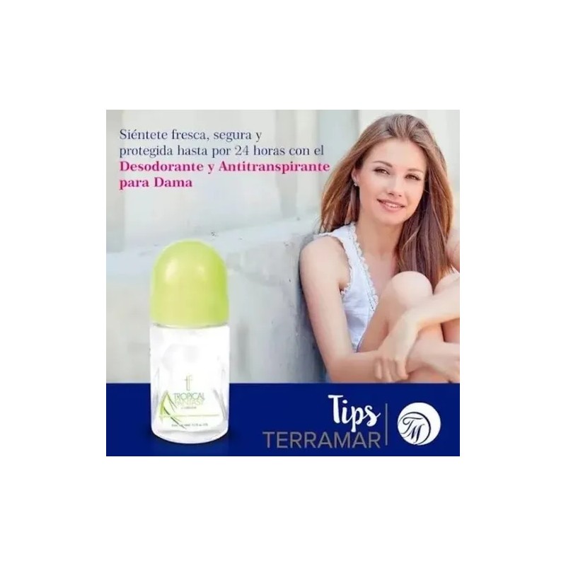 Desodorante Para Dama Terramar Fragancia Trtopical Fantasia Tropical
