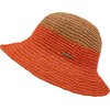 CHILLOUTS Women's Wisla Hat Sun, Orange/Brown, S-M