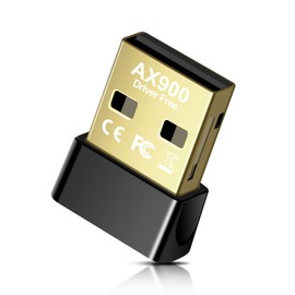 Quevati WLAN Stick Adapter with Built-in Driver, USB WiFi Adapter for PC, Dual Band 5GHz/2.4GHz, WPA3 Encryption
