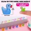 GWAHSA 240pcs Luminous Mini Resin Ducks, Tiny Duck Bulk Glow