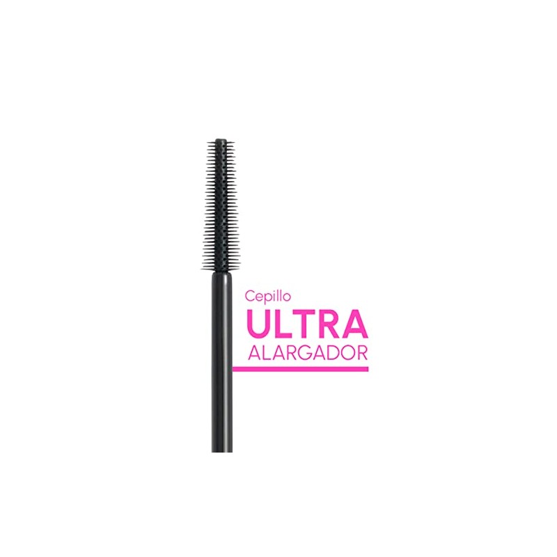 Renova Mascara Monumental Alargamiento, Negro, 6 g