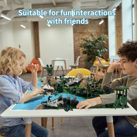 Army Men Toys for Boys, 130 Pcs Kids Military Base Playset, Plastic Action Figures and Accessories with Toy Soldiers, Army Tank, Jets, Walls, Helis, Battlefield Mat and More for Boys Age 6-8 8-12