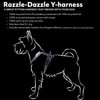Hurtta Razzle-Dazzle Padded Y Harness for Dogs, 100% Recycled Polyester,