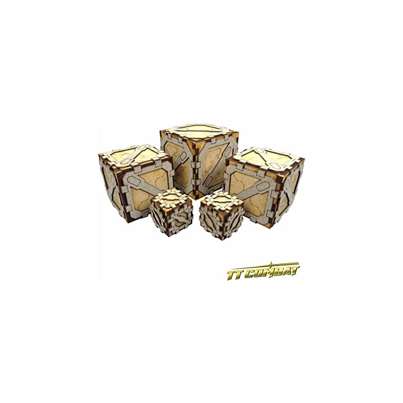 TTCombat Small Crates - Sci-Fi Scenics