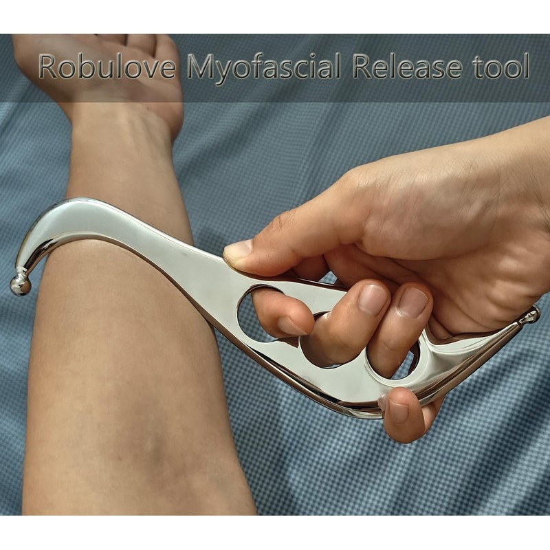 Robulove Stainless Steel Gua Sha Muscle Scraper Tool Set IASTM
