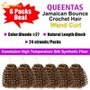 QUEENTAS 8 Zoll Häkelhaar Ombre Passion Twist Haar Jamaican Bounce