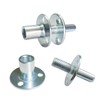2 Sets M12 Metal Bed Post Connector T-Nut Bedpost Connector
