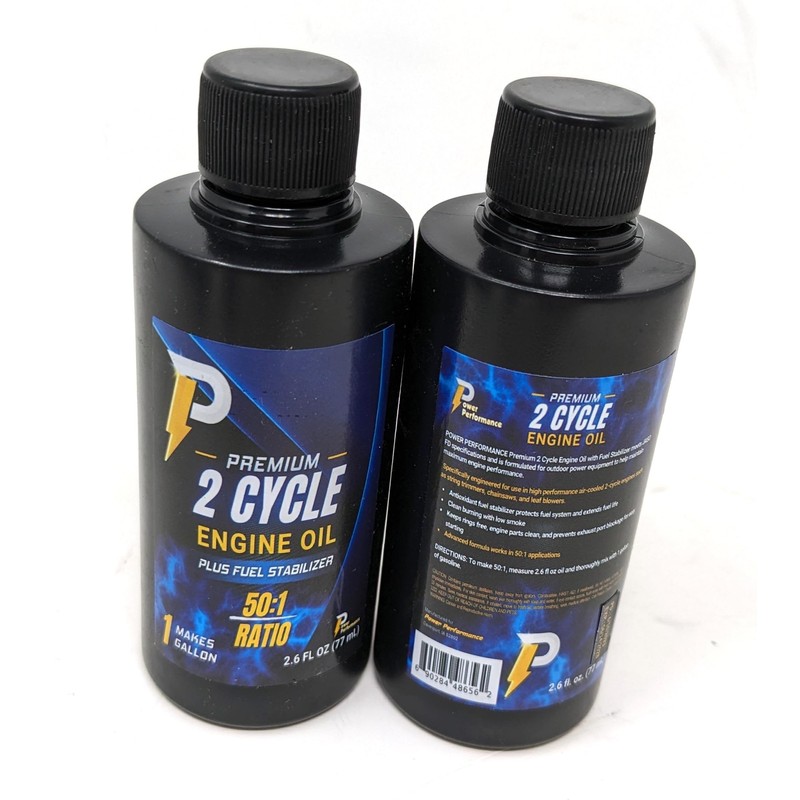 Power Performance Premium 2-Cycle Oil 2.6oz Bottle (Pack of 2)