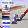 Upgrade Anti-Tangle Replacement Vacuum Head Compatible with Dyson V7,V8, Cyclone