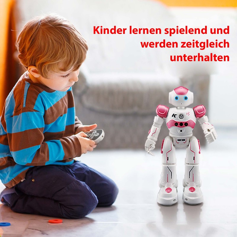 RC Programmable Robot with Infrared Remote Control, Dance Function, Sound