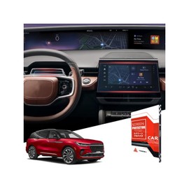 ASZSK For 2024~2025 Lincoln Nautilus (Premiere/Reserve/Black Label) 11.1 Inch Glossy Screen Protector - [More Clear& Smooth] - Mil-Grade 9H+ Tempered Glass - Touchscreen *1 + Dashboard *2