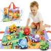 Dinosaur Cars for 2 Year Old Boys, Baby Dino Pull