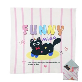 FOSDICK Velcro Fabric Makeup Bag, Super Sticky Make Up Bag, Novelty Cute Cosmetic Bags, Portable Cosmetic Bag, Makeup Bags, Make Up Pouch Suitable for Skin Care Products, Cosmetics, Toiletries