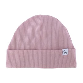 Sugarmelon Jersey Beanie Silky Satin Lined Hat Bonnet for Newborn Baby Boys Girls Toddler Infant Little Kids Beanies Caps(6M-3T,102 Rib-Dusty Pink)