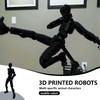 kykake Action Figure, Robot Action Figure, 3D Printed with Full