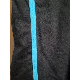 Body Wrappers Urban/Tap Shorts Size Small Black With Blue Trim