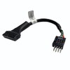 WLGQ USB 3.0 to USB 2.0 Adapter Cable, 19/20 Pin