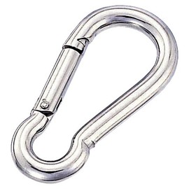 Stainless Steel Hardware Snap Hook B Shaped Wire Diameter 6 mm Total length 61 mm Working Load Limit 80kgf