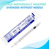 30 Pack 1ml Syringes for Liquid with Cap,Colostrum Syringe Individually