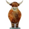 D&J Glassware Fused Glass in a Highland Cows Collection -
