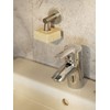 WENKO Stainless Steel Shiny Soap Holder with Magnet and Turbo-Loc