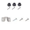 TenCloud 10 Pieces Wall Steel Bracket and Screws Hardware Kit