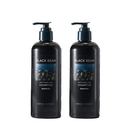 Nature Republic 네이처리퍼블릭 블랙빈 샴푸 탈모샴푸 탈모증상 완화 샴푸 520ml x 2개 Nature Republic Black Bean Shampoo for Hair Loss Relief 520ml x 2 [Selection]