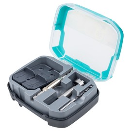 wolfcraft Hinge Hole Set 4655000 for Easy Installation of Concealed Hinges 26 mm Turquoise